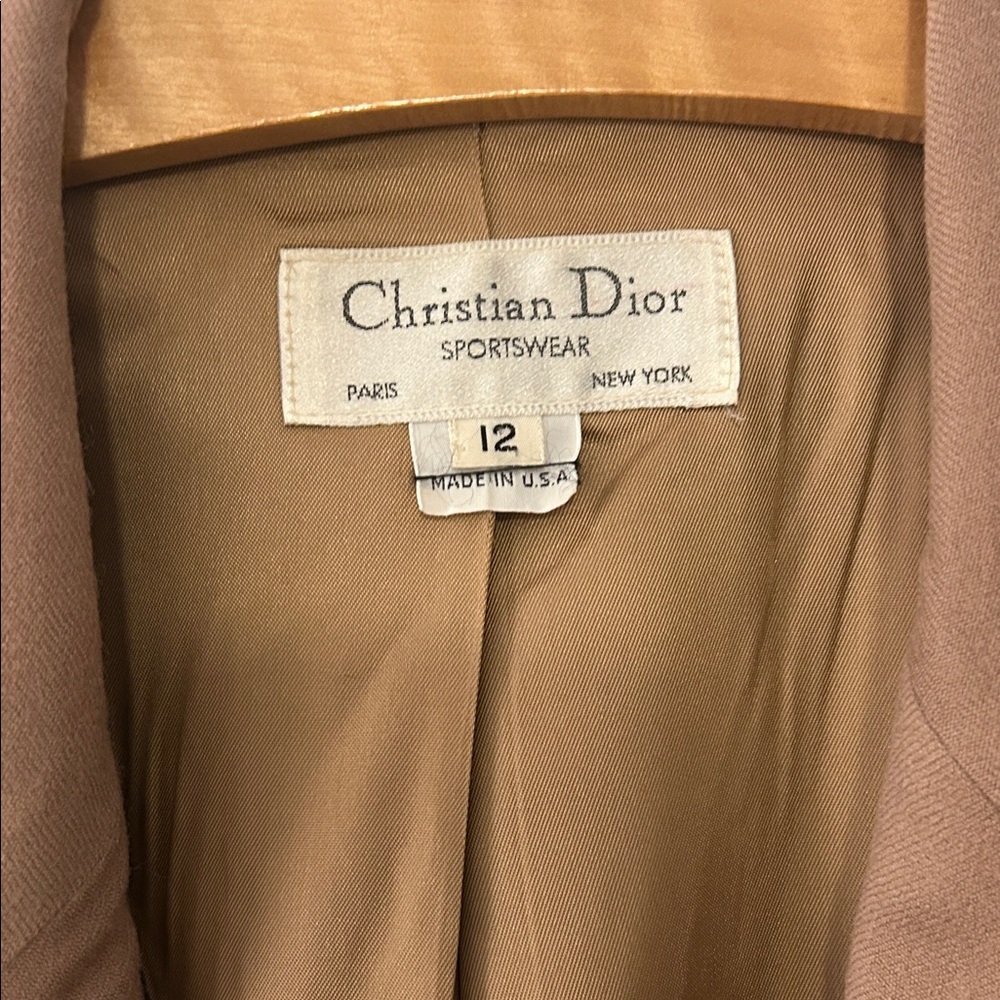 Christian Dior Vintage Women's Wool Blazer - Picture 2 of 2